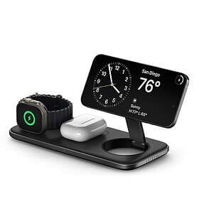 Satechi Qi2 Trio Wireless Charging Pad with 45W Travel Charger
