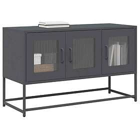 vidaXL TV-bänk antracit 100,5x39x60,5 cm kallvalsat stål