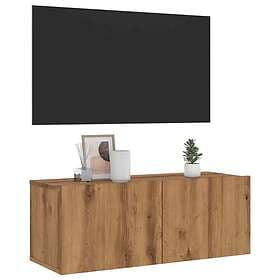vidaXL TV Stand artisan oak 80x30x30 cm engineered wood