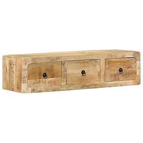 vidaXL TV Stand 100x32x25 cm solid mango wood
