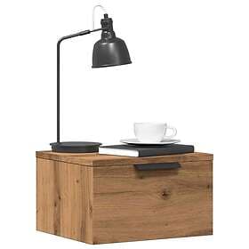 vidaXL Wall-mounted Nightstand Set of 2 Artisan Oak 34x30x20cm 819658