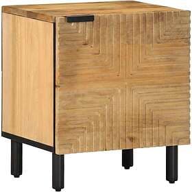 vidaXL Nightstand Brown 40x33x46cm Solid Mango Wood