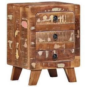 vidaXL Nightstand 37x32x50cm Solid Wood Recycled