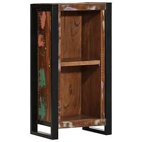 vidaXL Sängbord 40x30x80 cm massivt återvunnet trä