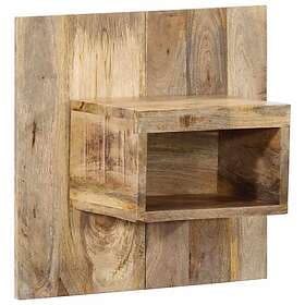 vidaXL Nightstand Rough Mango Wood 50x27x50cm