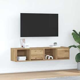 vidaXL TV Stand 2 pcs 60x31x25.5 cm engineered wood