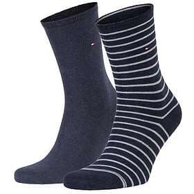Tommy Hilfiger Classic Small Stripe Socks (Dam) 2-pack