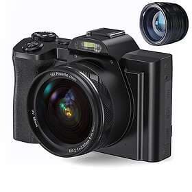 INF Digitalkamera 4K, 48MP, CMOS, 16x zoom, selvutløser