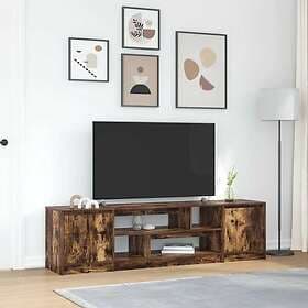 vidaXL TV Stand smoked oak 188.5x41x50 cm constructed wood