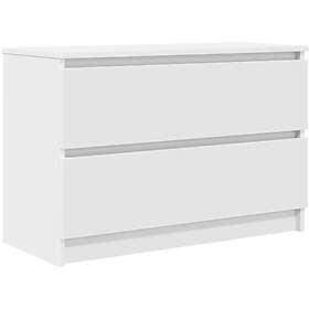 vidaXL TV-bänk vit 80x35x54 cm konstruerat trä