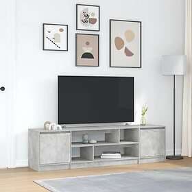 vidaXL TV-bänk betonggrå 188,5x41x50 cm konstruerat trä