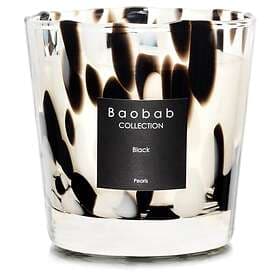 Baobab Collection Pearls Black Candle 6.5cm