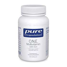 Pure Encapsulations O.N.E Multivitamin with Iron 60 Capsules