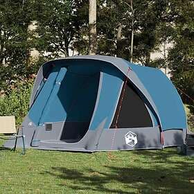 vidaXL Family Tent cabin 6 persons blue waterproof