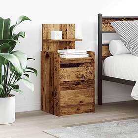 vidaXL Nightstand Old Wood 38x34x80cm
