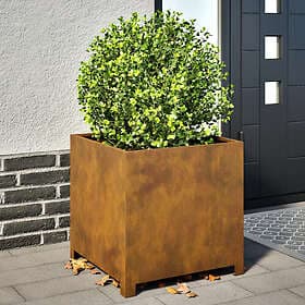 vidaXL Garden Planter 50x50x50 cm Weather-Resistant Steel