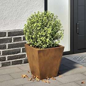 vidaXL Planteringskärl för trädgård 30x30x30 cm väderbeständigt stål