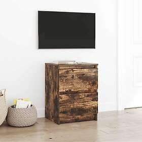 vidaXL TV-bänk rökt ek 40x35x54 cm konstruerat trä
