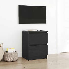 vidaXL TV-bänk svart 40x35x54 cm konstruerat trä