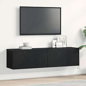 vidaXL TV Stand 120x30x30.5 cm engineered wood black