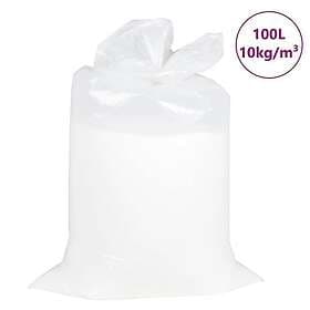 vidaXL Sittsäck fyllning EPS 100l vit 10kg/m³