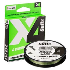 Sufix X4 Braid Lo Vis Green 150m 0,285mm 18,0kg