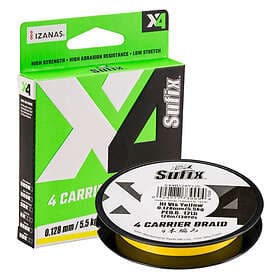 Sufix X4 Braid Hi Vis Yellow 150m 0,165mm 8,6kg