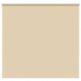 vidaXL Rullgardin mörkläggningsbar beige 160x130 cm tyg bredd 156,6 cm