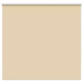 vidaXL Rullgardin mörkläggningsbeige 150x130 cm tyg bredd 146,6 cm