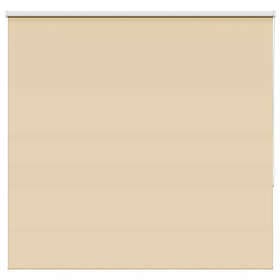vidaXL Rullgardin mörkläggningsbar beige 150x150 cm tyg bredd 146,6 cm