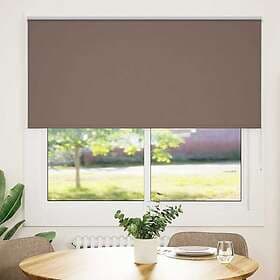 vidaXL Mörkläggningsgardin kaffe 150x150 cm tyg bredd 146,6 cm