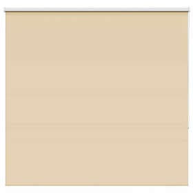 vidaXL Rullgardin mörkläggningsbeige 165x130 cm tyg bredd 161,6 cm