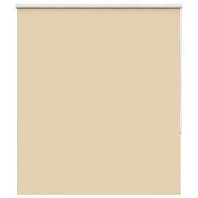 vidaXL Rullgardin mörkläggningsbar beige 135x175 cm tyg bredd 131,6 cm