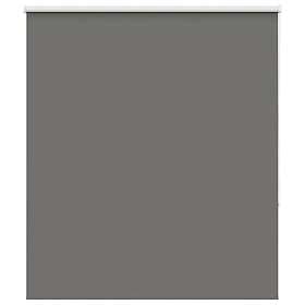 vidaXL Rullgardin mörkläggning grå 125x175 cm tyg bredd 121,6 cm