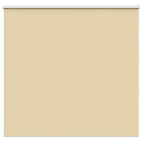 vidaXL Rullgardin mörkläggningsbeige 145x150 cm tyg bredd 141,6 cm
