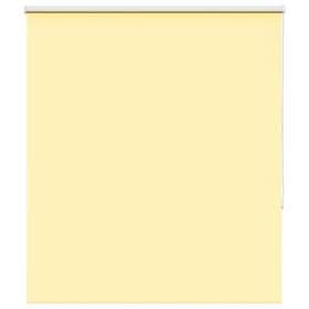 vidaXL Rullgardin mörkläggningsgul 135x175 cm tyg bredd 131,6 cm