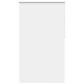 vidaXL Rullgardin mörkläggningsvit 135x210 cm tyg bredd 131,6 cm