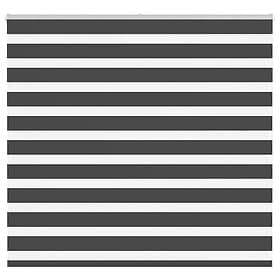 vidaXL Rullgardin zebra svart 165x150 cm tyg bredd 160,9cm polyester
