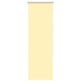 vidaXL Rullgardin mörkläggningsgul 50x150 cm tyg bredd 45,7 cm