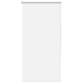vidaXL Rullgardin mörkläggningsgardin vit 85x130 cm tygbredd 80,7 cm