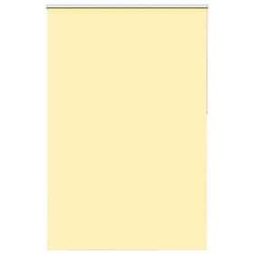 vidaXL Rullgardin mörkläggningsgul 155x230 cm tygbredd 151,6 cm