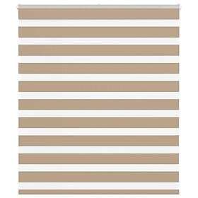 vidaXL Rullgardin zebra 130x100 cm tyg bredd 125,9 polyester