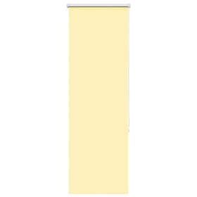 vidaXL Rullgardin mörkläggningsgul 60x175 cm tyg bredd 55,7 cm