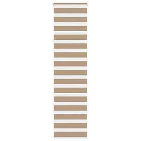 vidaXL Rullgardin zebra 55x230 cm tyg bredd 50,9 polyester