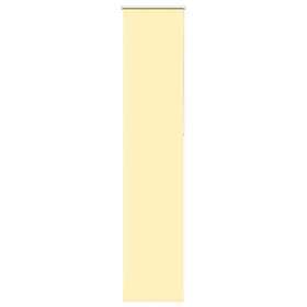 vidaXL Rullgardin mörkläggningsgul 50x210 cm tyg bredd 45,7 cm