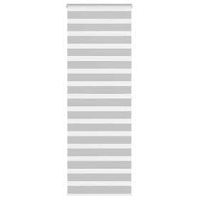 vidaXL Rullgardin zebra ljusgrå 85x200 cm tyg bredd 80,9 cm polyester