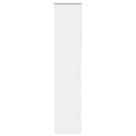 vidaXL Rullgardin mörkläggning vit 60x210 cm tyg bredd 55,7 cm