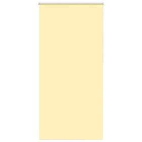 vidaXL Rullgardin mörkläggningsgul 95x230 cm tygbredd 90,7 cm