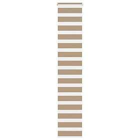 vidaXL Rullgardin zebra 50x200 cm tyg bredd 45,9 polyester