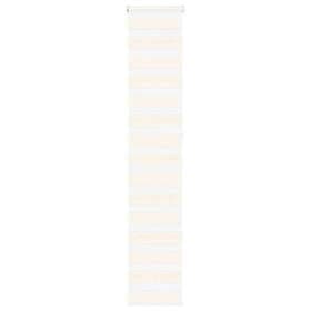 vidaXL Rullgardin zebra 45x230 cm tyg bredd 40,9 polyester